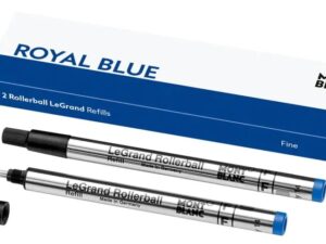 AUTHENTIC MONTBLANC ROLLERBALL LEGRAND REFILLS – Fine ROYAL BLUE Official Box High-End Pens