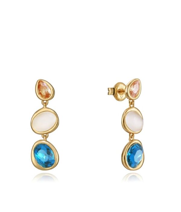 Authentic VICEROY JEWELRY Women 36 mm Quartz Analog Designer Earrings  - VICEROY JEWELS