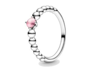 AUTHENTIC PANDORA JEWELS PINK STONE RING Size ***SPECIAL PRICE*** Silver 925Â° Elegant Jewelry