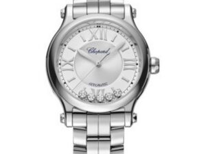 AUTHENTIC CHOPARD HAPPY SPORT AUTOMATIC W/Diamonds High-End SS Bracelet Luxurious Luxury watch