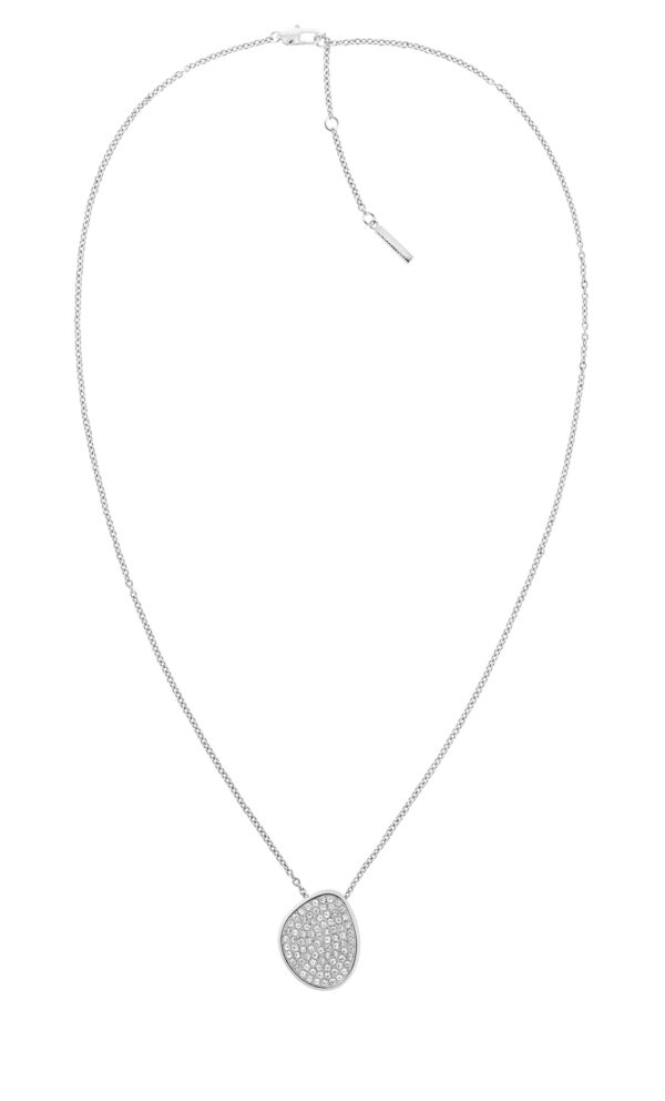 Authentic CALVIN KLEIN  Women 19 mm Quartz Analog Designer Necklace  - CALVIN KLEIN JEWELRY