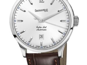 AUTHENTIC EBERHARD EXTRA FORT High-End Alligator Leather Luxurious Luxury watch