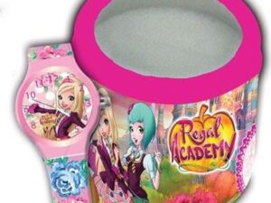 AUTHENTIC CARTOON REGAL ACADEMY – Tin Box ***SPECIAL PRICE*** Kid Designer Watch