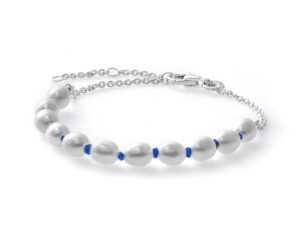 AUTHENTIC PANDORA JEWELS TREATED FRESHWATER CULTURED PEARL BLUE CORD Size ***SPECIAL PRICE*** Women Sophisticated Jewelry