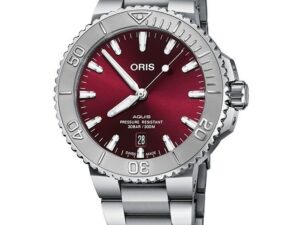 AUTHENTIC ORIS AQUIS DATE RELIEF CHERRY High-End Official Box Luxurious Luxury watch