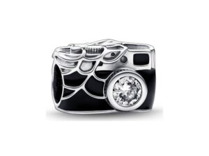 AUTHENTIC PANDORA CHARMS MARVEL COLLECTION SPIDER-MAN CAMERA ACTION Official Box Top Quality Jewelry