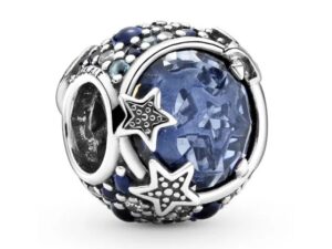 AUTHENTIC PANDORA CHARMS CELESTIAL BLUE SPARKLING STARS THAILAND Elegant Jewelry