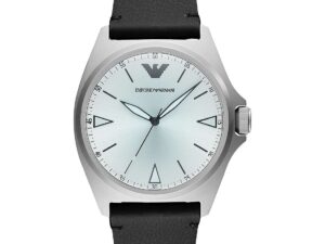 AUTHENTIC EMPORIO ARMANI NICOLA Leather Strap High-End Watch