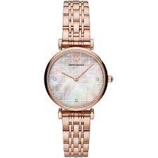 AUTHENTIC EMPORIO ARMANI GIANNI Mother of Pearl Designer Watch