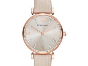 AUTHENTIC EMPORIO ARMANI SS IP Rose Gold Designer Watch