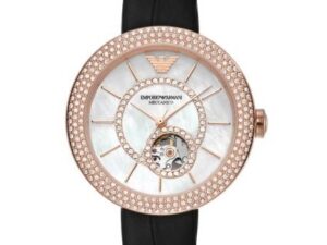 AUTHENTIC EMPORIO ARMANI MECCANICO ROSA Mineral Top Quality Watch