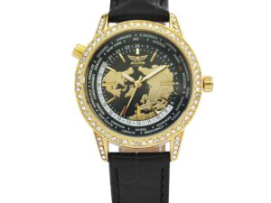 Authentic AVIATOR Women SS IP Gold Quartz Designer Wristwatch  – AVIATOR