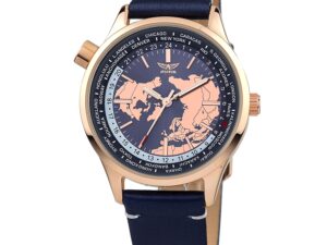 Authentic AVIATOR Leather Strap Sophisticated High-end watch