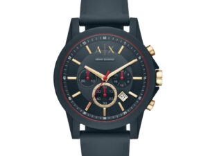 AUTHENTIC A|X ARMANI EXCHANGE OUTERBANKS Silicone Elegant Watch