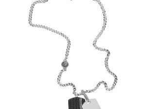 AUTHENTIC DIESEL JEWELS DOOUBLE DOGTAGS Men Elegant Bijoux