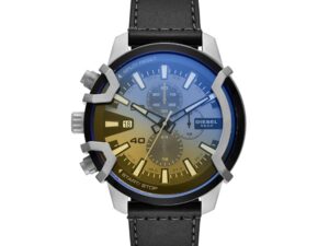 Authentic DIESEL GRIFFED Leather Strap Exclusive High-end watch