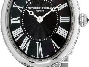 AUTHENTIC FREDERIQUE CONSTANT ART DECO OVAL High-End Sapphire Designer Luxury watch