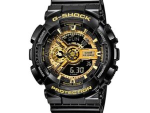 AUTHENTIC CASIO G-SHOCK GS-BASIC GOLD BLACK SERIE Quartz Exclusive Watch