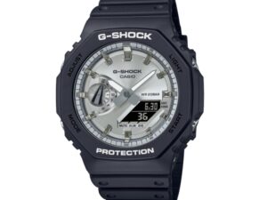 AUTHENTIC CASIO G-SHOCK OAK SILVER BLACK SERIE 45,5 mm Premium Watch