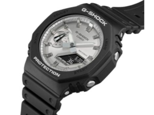 AUTHENTIC CASIO G-SHOCK OAK SILVER BLACK SERIE 45,5 mm Premium Watch