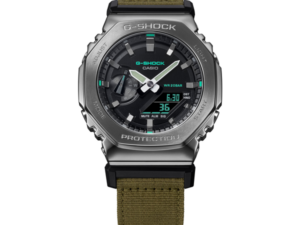 AUTHENTIC CASIO G-SHOCK OAK METAL COVERED UTILITY SERIE KHAKI GREEN Mineral Premium Watch