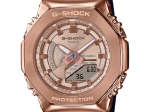 AUTHENTIC CASIO G-SHOCK OAK METAL COVERED COMPACT PINK GOLD SERIE ***SPECIAL PRICE*** SS & Resin Designer Watch