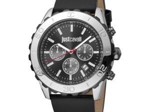 AUTHENTIC JUST CAVALLI TIME CHRONO ROBUSTO Stainless Steel Premium Watch