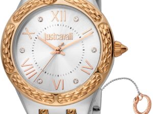 Authentic JUST CAVALLI TIME GLAM CHIC Special Pack + Bracelet Mineral Sophisticated High-end watch