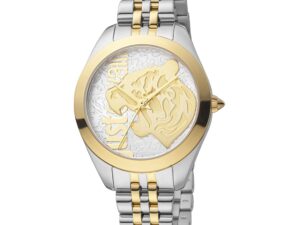 AUTHENTIC JUST CAVALLI TIME WATCH SS IP Gold Sophisticated