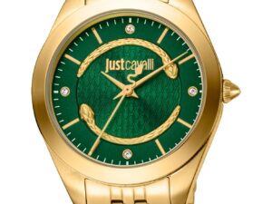 AUTHENTIC JUST CAVALLI TIME ANIMALIER SS IP Gold High-End Watch