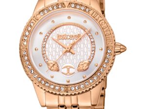 AUTHENTIC JUST CAVALLI TIME NEIVE 2023-24 COLLECTION SS IP Rose Gold Designer Watch