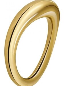 AUTHENTIC CALVIN KLEIN JEWELS CK Anello / Ring Lady Gold Tone (Size 8) Women Elegant Bijoux