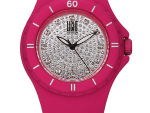 AUTHENTIC LIGHT TIME LADY DIVER – Pink Strass Dial High-End Watch