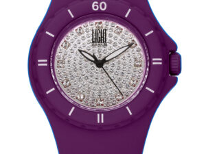 AUTHENTIC LIGHT TIME LADY DIVER – Purple Quartz Premium Watch