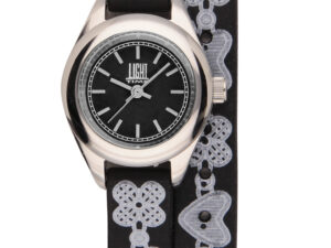 AUTHENTIC LIGHT TIME ROCOCO – Black Silicone Premium Watch