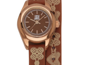 AUTHENTIC LIGHT TIME ROCOCO – Brown Quartz Elegant Watch