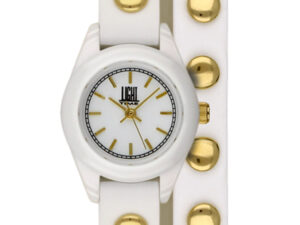 AUTHENTIC LIGHT TIME PUNK – White / Gold Official Box Elegant Watch