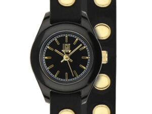 AUTHENTIC LIGHT TIME PUNK – Black / Gold 23 mm Designer Watch