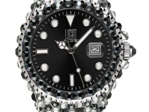 AUTHENTIC LIGHT TIME MEDITERRANEO – Full Strass / Black Official Box Designer Watch