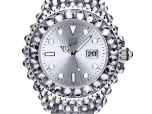 AUTHENTIC LIGHT TIME MEDITERRANEO – Full Strass / Silver Women Premium Watch