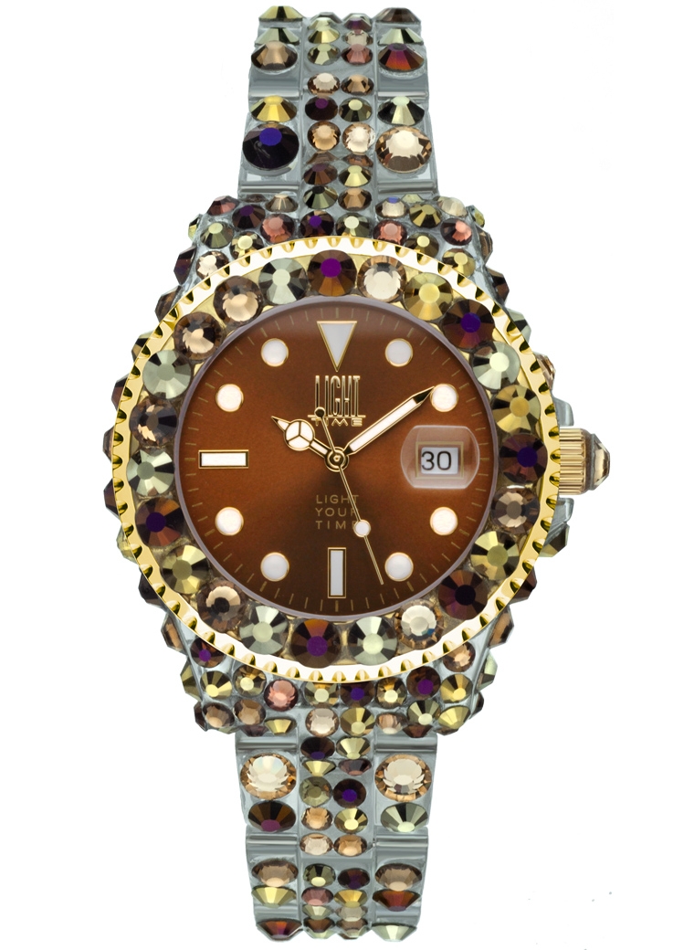 Authentic LIGHT TIME MEDITERRANEO 35 mm High-End High-end watch - Women LIGHT TIME - 3 ATM - Lacantus Store