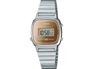 Authentic CASIO COLLECTION & VINTAGE Women 24 mm Stainless Steel Quartz Designer Wristwatch  – CASIO VINTAGE