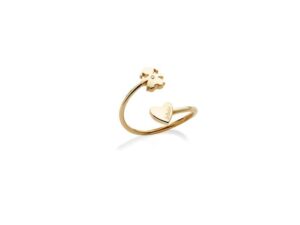 AUTHENTIC LE BEBE’ RING BEBE Gold 9 Kt Elegant Jewelry