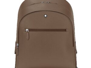 AUTHENTIC MONTBLANC LEATHER SARTORIAL MEDIUM BACKPACK COMPARTMENTS – 33X40X13 High-End Leather goods