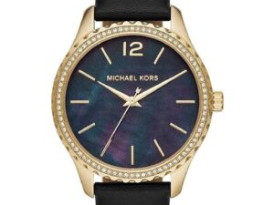 AUTHENTIC MICHAEL KORS LAYTON Leather Strap Top Quality Watch