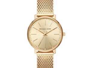 AUTHENTIC MICHAEL KORS PYPER SS IP Gold Elegant Watch