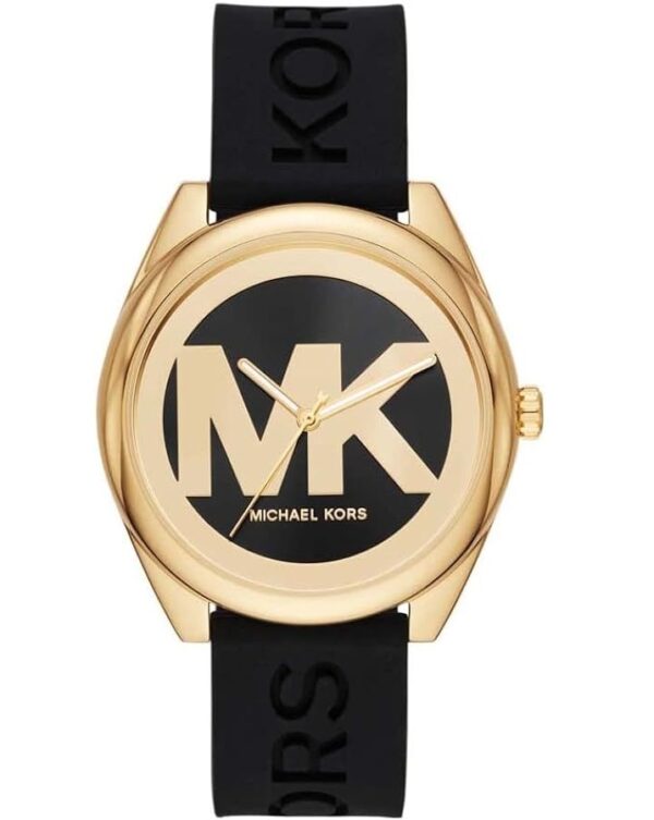 Authentic MICHAEL KORS Women 42 mm SS IP Gold Quartz Top-Quality Wristwatch  - MICHAEL KORS