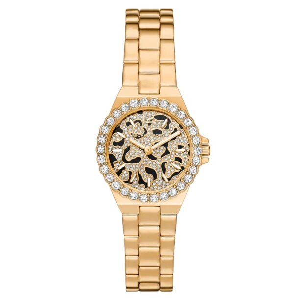 Authentic MICHAEL KORS Women 30 mm SS IP Gold Quartz Top-Quality Wristwatch  - MICHAEL KORS