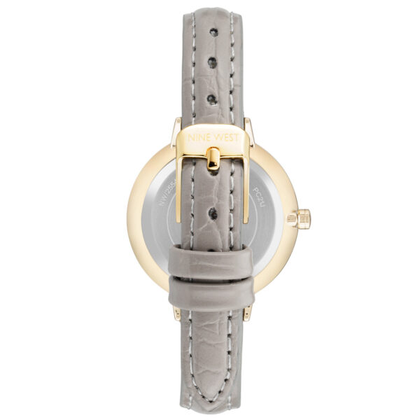 Authentic NINE WEST Women SS IP Gold Quartz Designer Watch  - NINE WEST - Image 3