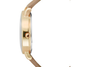 Authentic NINE WEST Women SS IP Gold Quartz Designer Watch  – NINE WEST